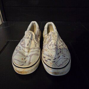 COLLECTOR'S ITEM USED MENS 9/WMS 10.5 HARRY POTTER VANS WITH BOX